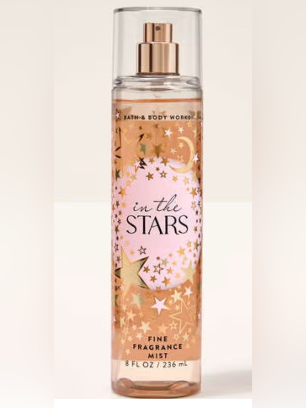 Bath & Body Works In The Stars Body Wash - Pink & Gold Star Design